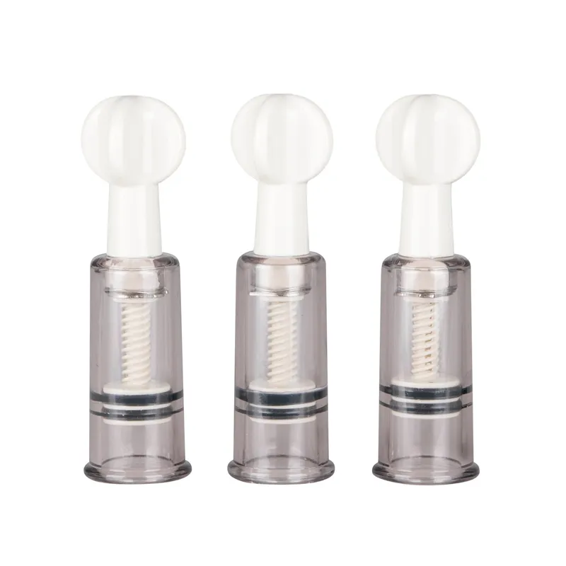 Easytoys Fetish - Ventouses pour clitoris et tétons - 3 pièces
