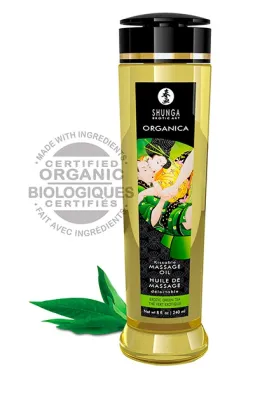 Huile de massage KISSABLE Thé vert Exotique 240mL