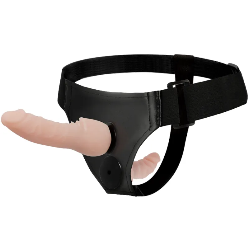 Gode Ceinture Double Pénétration Wayne 16,5 cm - Harness Attraction