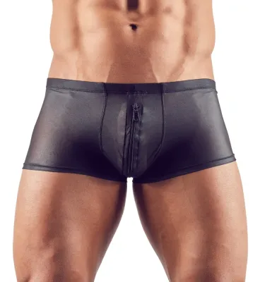 Svenjoyment Shorty sexy à zip HILEO Noir