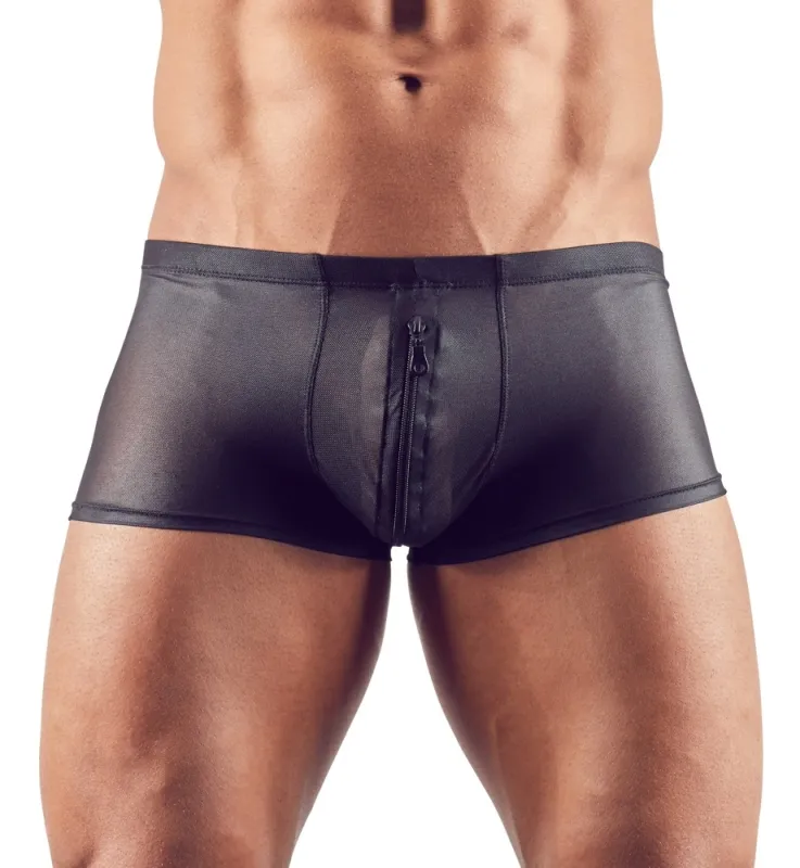 Svenjoyment Shorty sexy à zip HILEO Noir
