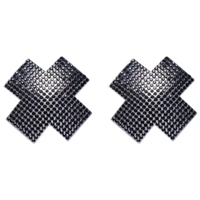 Cottelli Collection – Bijou de Tétons Croix – Noir
