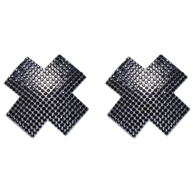 Cottelli Collection – Bijou de Tétons Croix – Noir