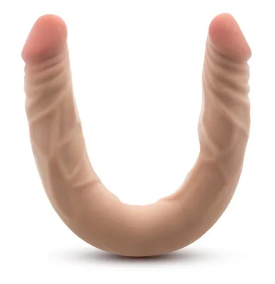 Dr. Skin – Plus Double Dildo Flexible 35,5 cm – Beige