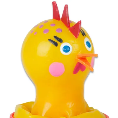 Préservatif Fantaisie Peint Main Poulet Collé - Condomerie