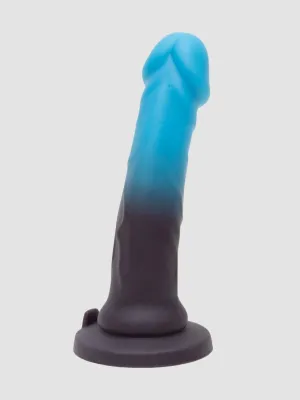 Gode ventouse effet thermochrome 17,8 cm Luxe Lifelike Lover noir
