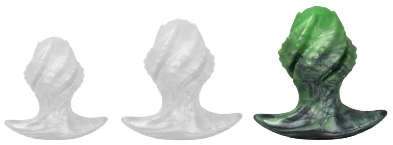 Plug anal Monstre BULLUK L 8.5 x 6 cm Vert