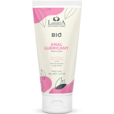 Lubrifiant Anal Bio Luxuria Base d'Eau 100ml - Intimateline