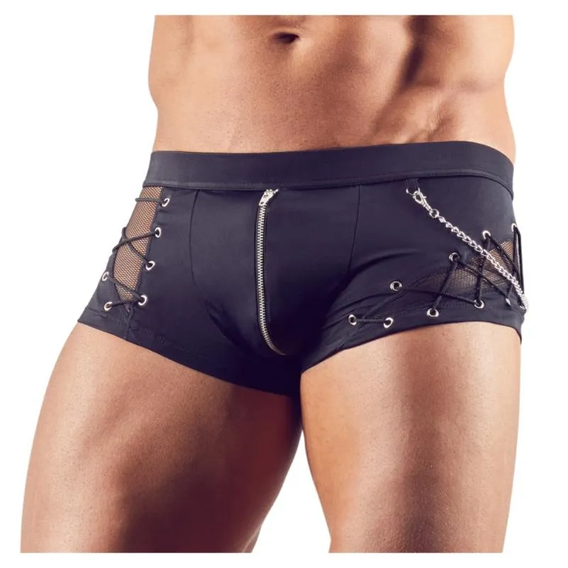 Svenjoyment Underwear - Boxer avec Zip et Chaîne - Noir