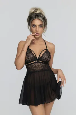 Christine - Babydoll Pandora - Noir