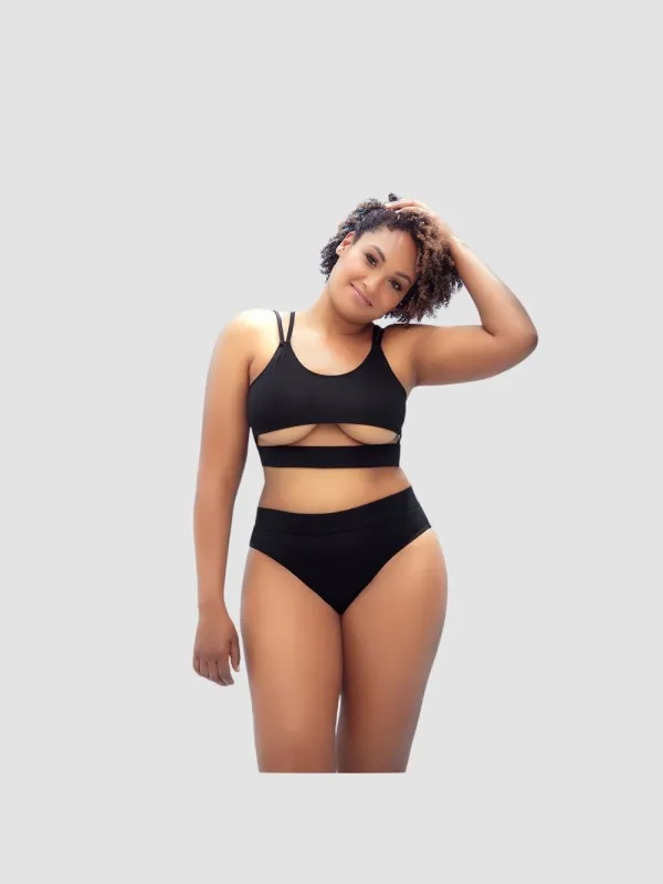 Maillot de Bain 2 Pièces 6604 GT Noir