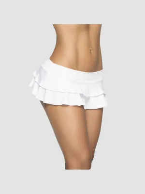 Mini Jupe à Volants 5022 Blanche
