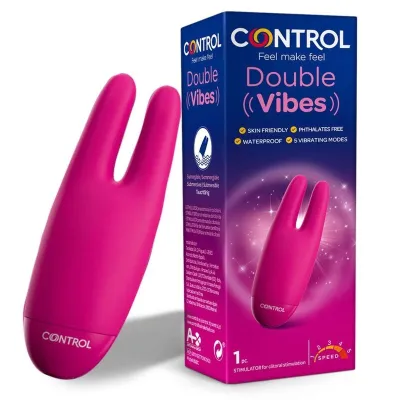 Stimulateur Clitoridien Double Vibes - Control