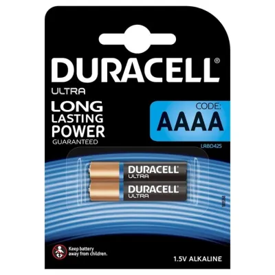 Piles AAAA Ultra Power Alcalines 1,5V Pack de 2 - Duracell