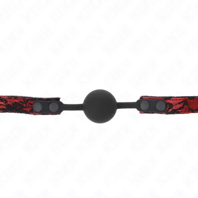 Gag ball en silicone Scandale 4 cm modèle 1 - Kink