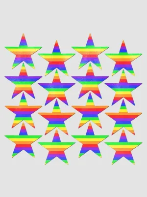 Autocollants Body Minis Étoile Arc-En-Ciel