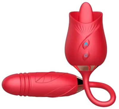 Stimulateur Double LICK THRUST 10 x 3cm