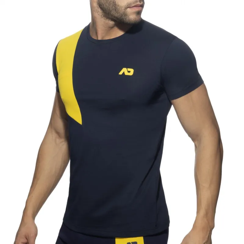 Addicted T-shirt AD COTTON Marine