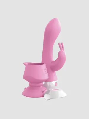 Vibromasseur Rabbit Ventouse Télécommandé Wall Banger Rabbit 3Some