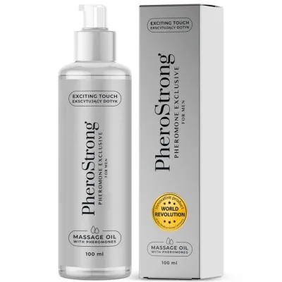 Huile de massage aux phéromones Exclusive homme 100ml - PheroStrong