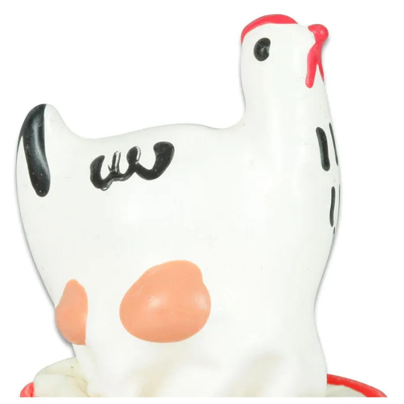 Préservatif Fantaisie Peint Main Poulet Blanc - Condomerie