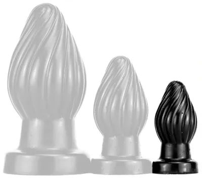 Plug SPIRAL S 7 x 3.5cm Noir