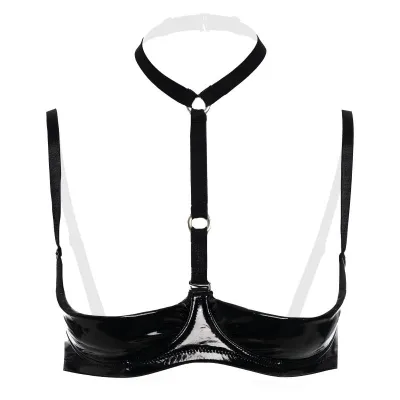 Christine - Dark Desire Soutien-gorge avec bonnets 1/4 - noir