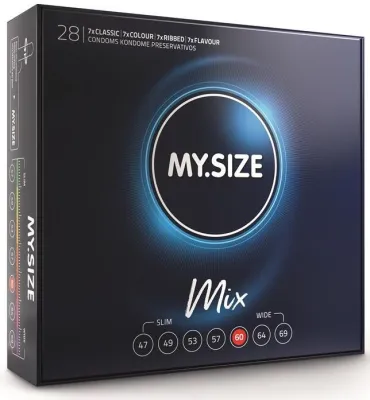 Préservatifs Mix Variés 60mm 28 Unités - My Size