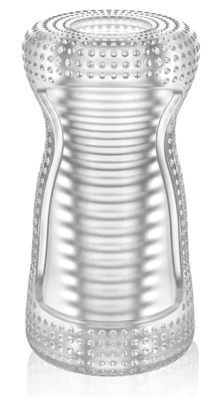 Masturbateur Transparent CLEARDUAL 12cm