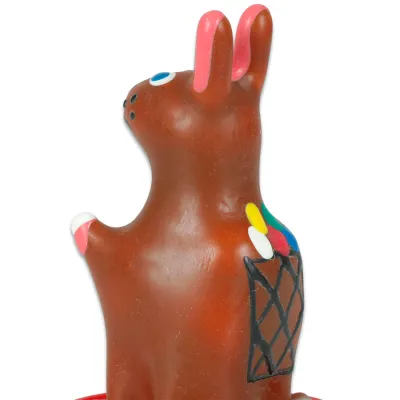 Préservatif Fantaisie Peint Main Lapin de Pâques - Condomerie