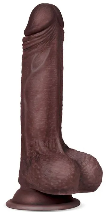 Gode réaliste SLIDY COCK 12.5 x 3.8cm Marron