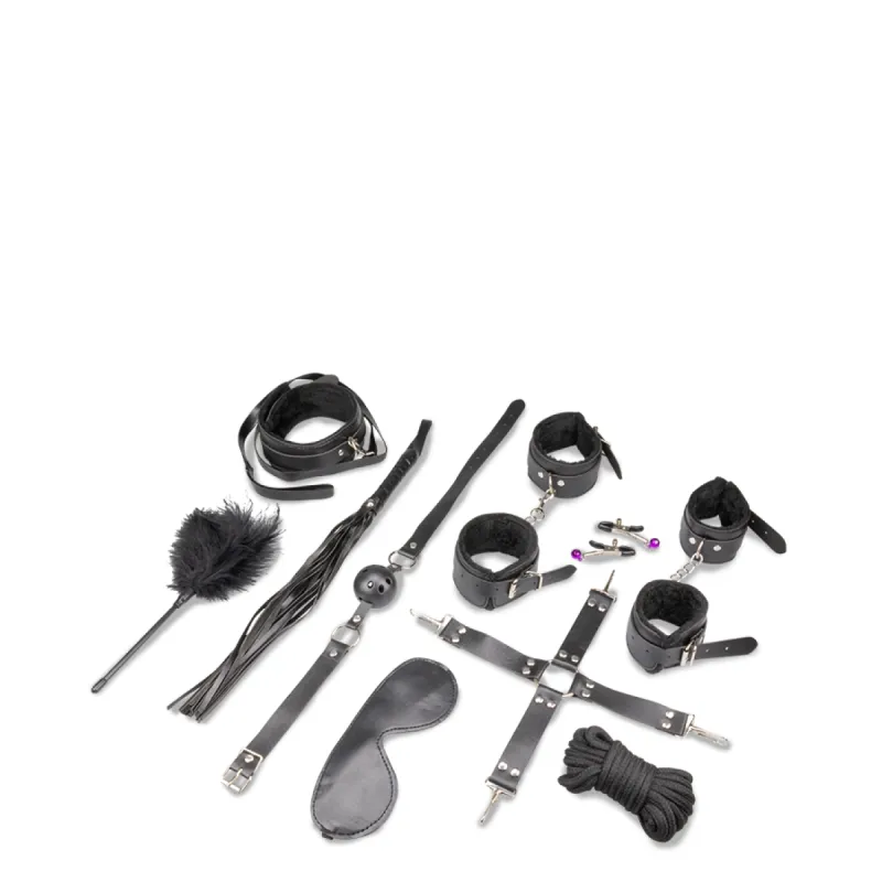Kit jouets et accessoires bdsm 11 pièces