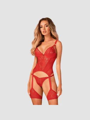 Guêpière Belovya rouge