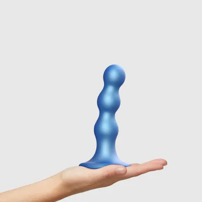 Dildo Plug Balls Bleu