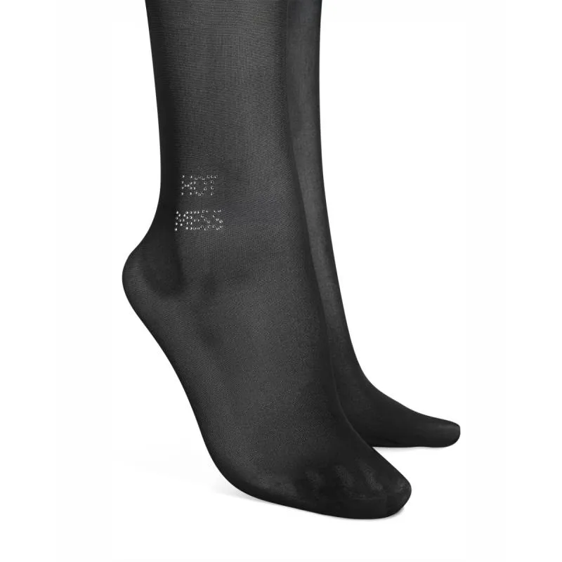 Obsessive - Norless Mess Collant Ouvert - Noir