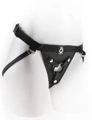 King Cock  Fit Rite Harness Black