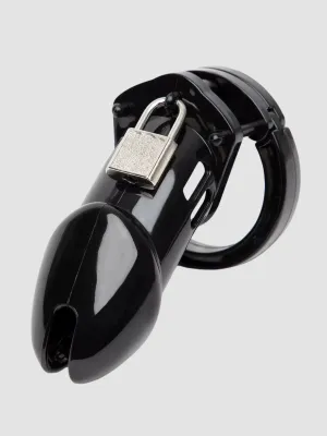 Cage de chasteté en plastique 7,6 cm Deluxe noir