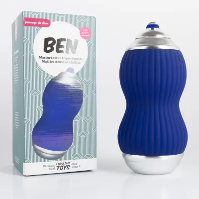 Masturbateur triple densité Ben - 16 cm