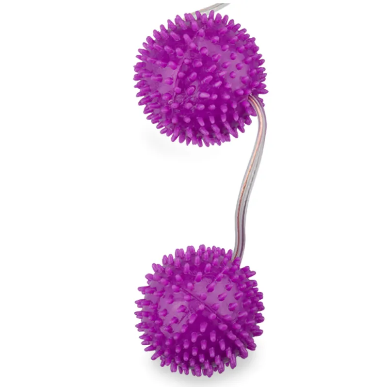 Boules Anales Texturées Picots 3,6cm Violet - Baile