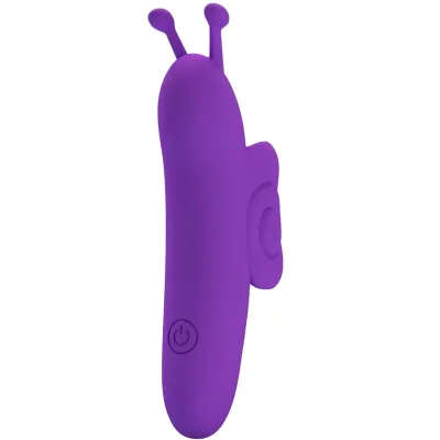 Stimulateur Doigt Vibrant Dolphin 10 Modes Violet - Pretty Love