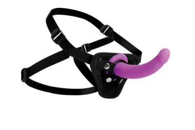 Strap U - Gode point G en silicone Navigator avec harnais