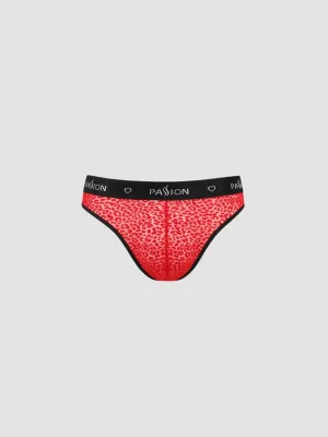 Slip Mike léopard rouge
