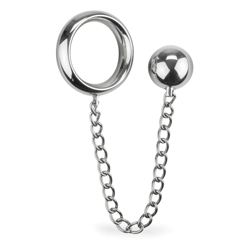 Anneau ring et boule anale en métal Perfect Match