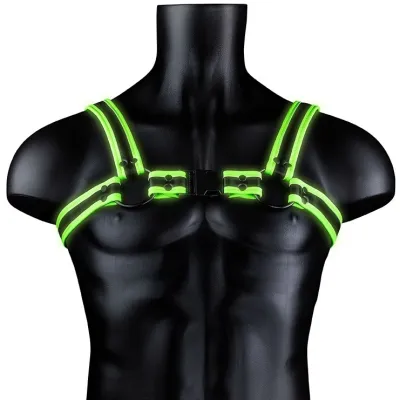 Harnais phosphorescent GLOW STRIK Noir
