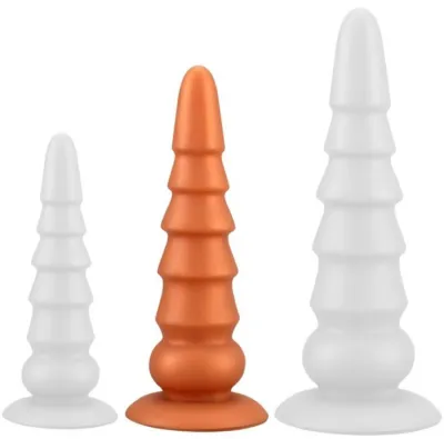 Plug en silicone PAGODA M 23 x 6 cm