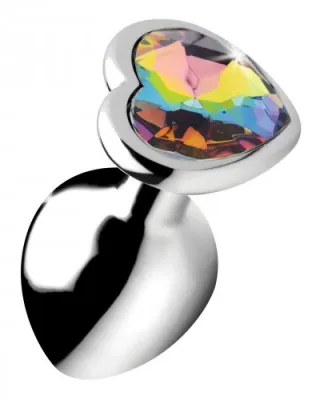 Booty Sparks - Plug anal Rainbow Heart - Taille Medium