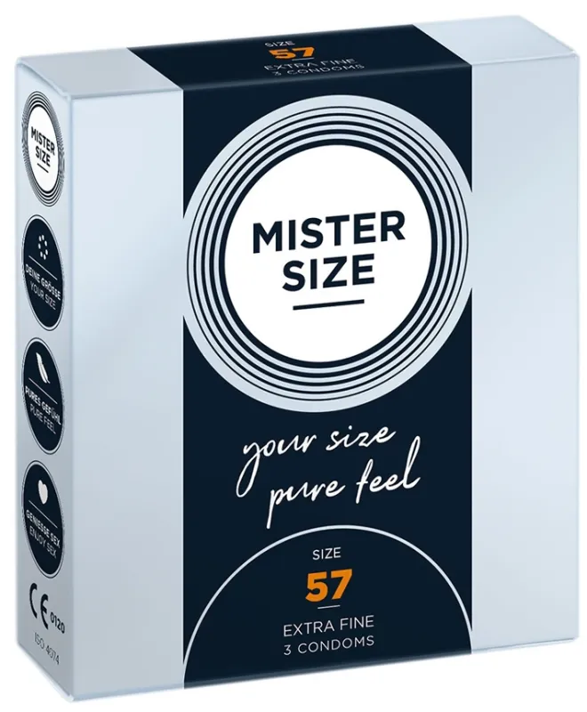 MISTER SIZE Préservatifs MISTER SIZE 57mm x3