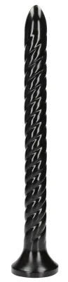Gode long SWIRLED ANAL SNAKE S 40 x 3.7cm