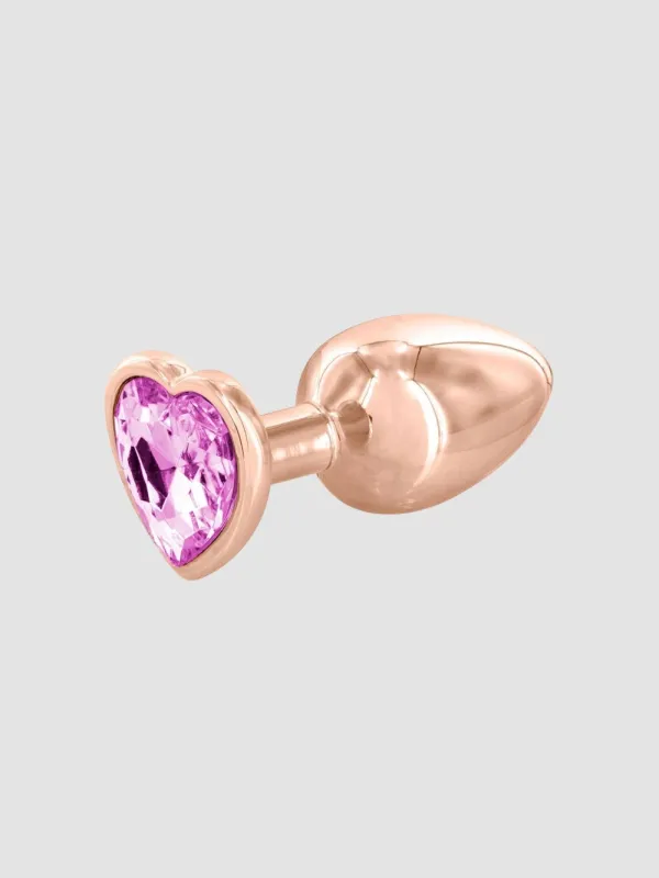 Plug Anal Aluminium Bijou Coeur Gloria M