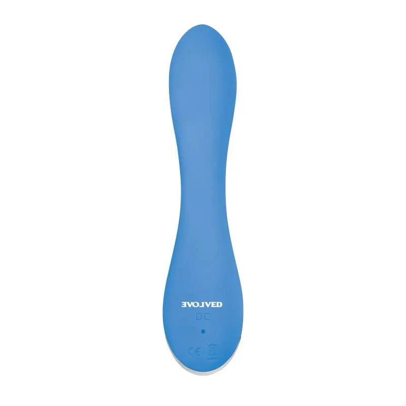 Evolved - Vibromasseur Blue Crush pour le point G - Bleu